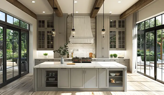 مطبخ صاج خشبي